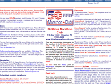 Tablet Screenshot of 50statesmarathonclub.com